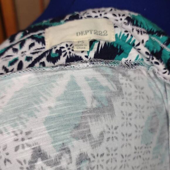 DEPT222 Women's Abstract Pattern Print Maxi Skirt Petite Small - Picture 6 of 8